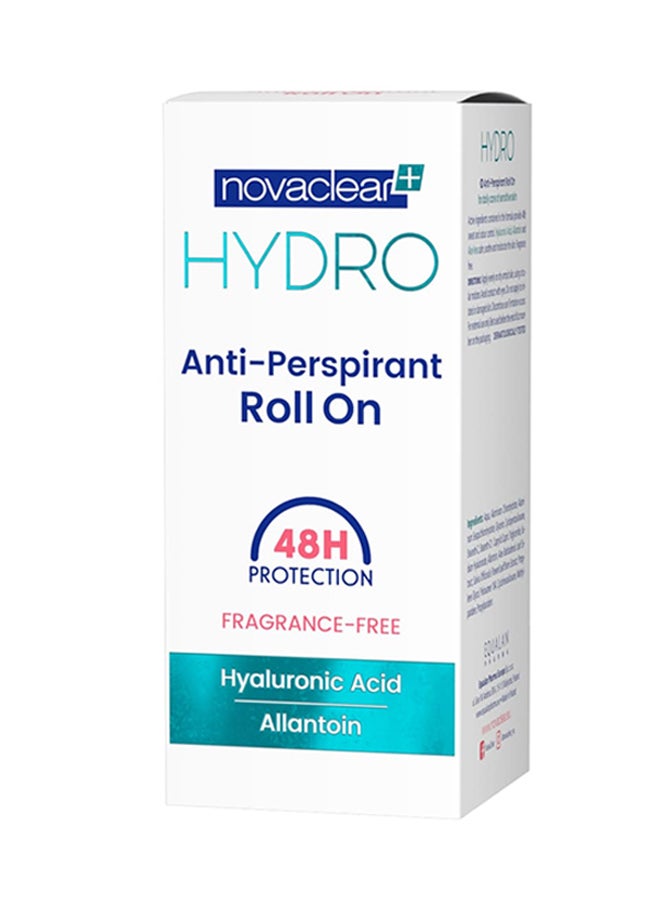 Hydro Anti Perspirant Roll On White 50ml