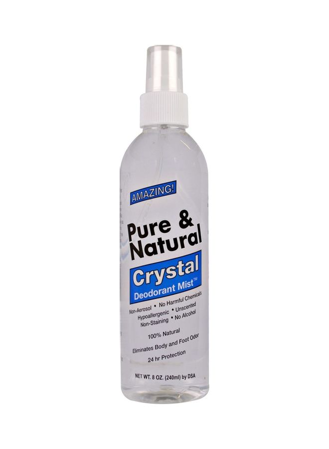 Pure And Natural Crystal Deodorant Mist 240ml