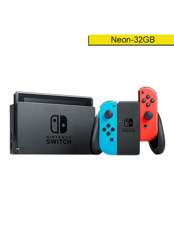 Switch with Neon Blue and Red Joy‑Con