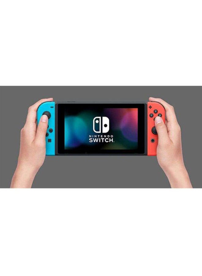 Switch Console (Extended Battery) with Neon Blue and Red Joy‑Con