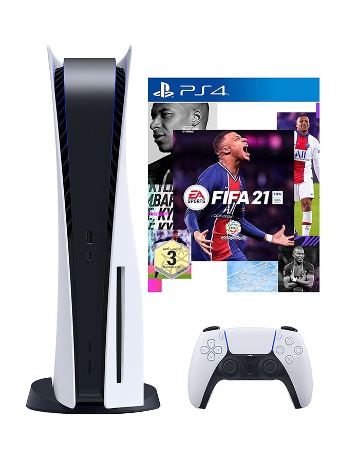 PlayStation 5 Console (Disc Version) With FIFA 21