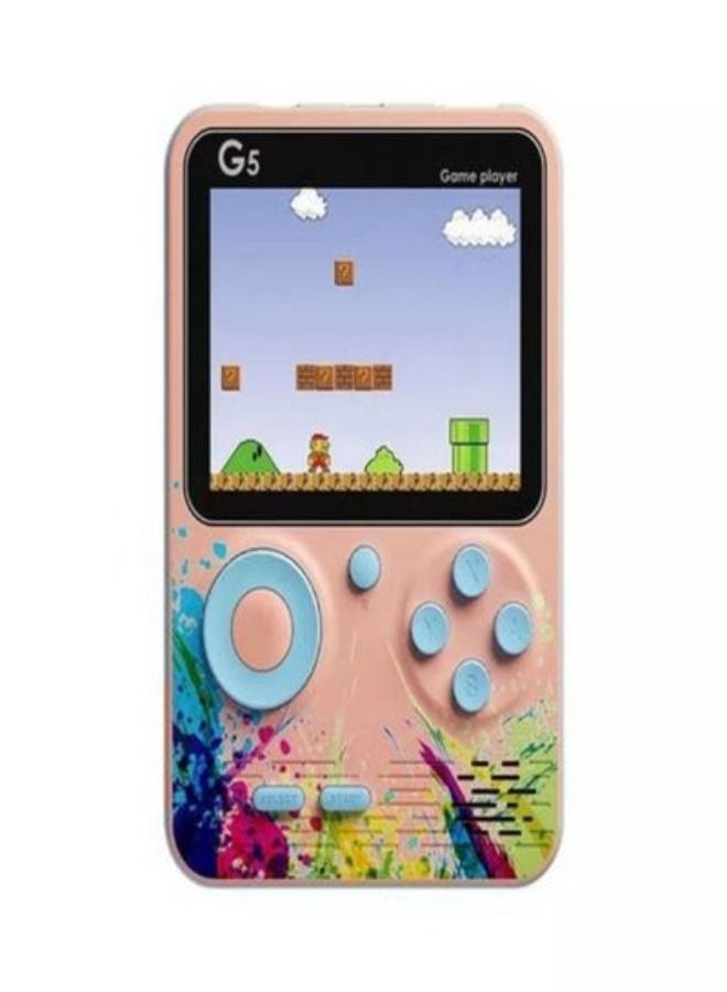 Console Player G5 Mini Game box with 500 Games Pink