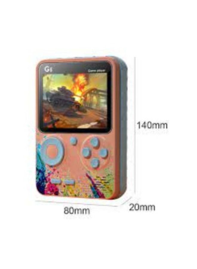 Console Player G5 Mini Game box with 500 Games Pink