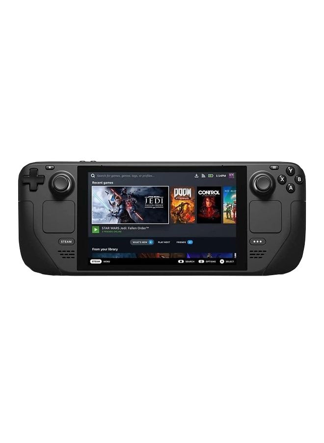 Steam Deck 256GB Handheld Console 7 Inch 60Hz Touch Display 16GB LPDDR5 Ram BT 5.0 HD Haptics 6 Axis IMU SteamOS 3.0 2 Band WiFi 40Whr Battery 2 8H Game Play USB-C
