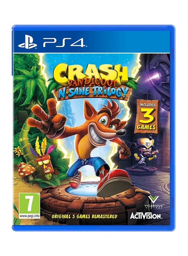 Crash Bandicoot N. Sane Trilogy(Intl Version) - Adventure - PlayStation 4 (PS4)