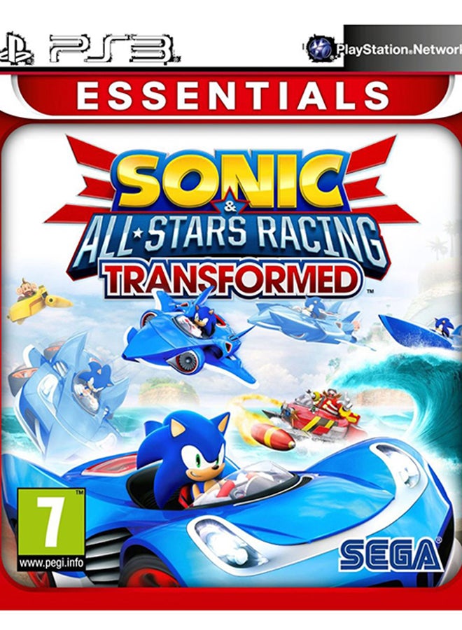 Sonic All Star Racing Transformed - (Intl Version) - Racing - PlayStation 3 (PS3)