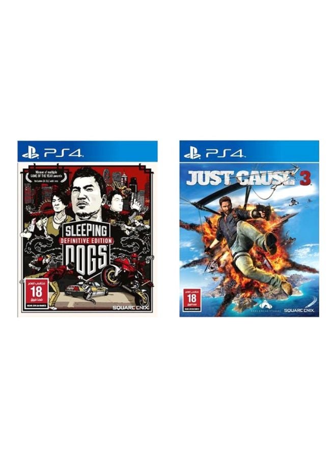 Sleeping Dogs And Just Cause 3 (Intl Version) - action_shooter - playstation_4_ps4