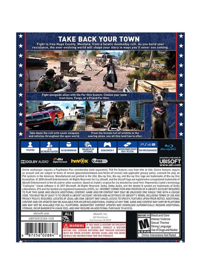 Far Cry 5 (Intl Version) - Action & Shooter - PlayStation 4 (PS4)