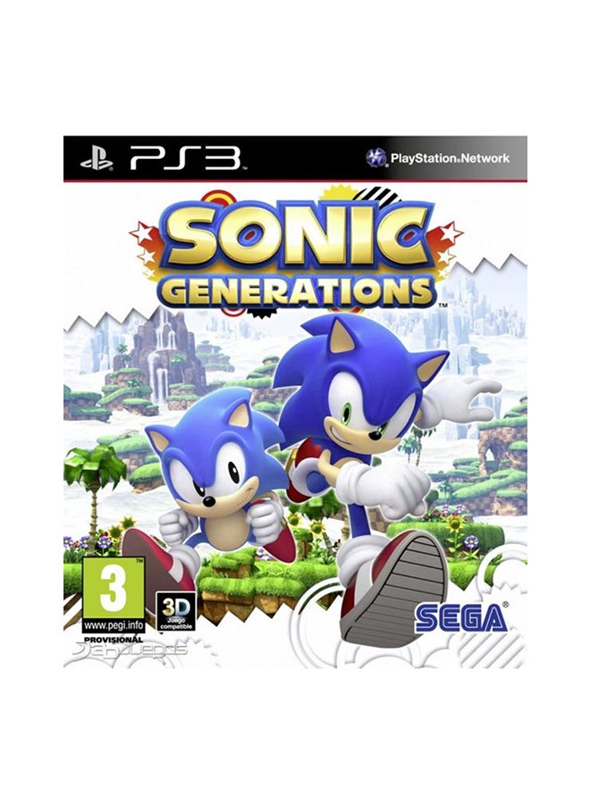 Sonic Generations (Intl Version) - Adventure - PlayStation 3 (PS3)