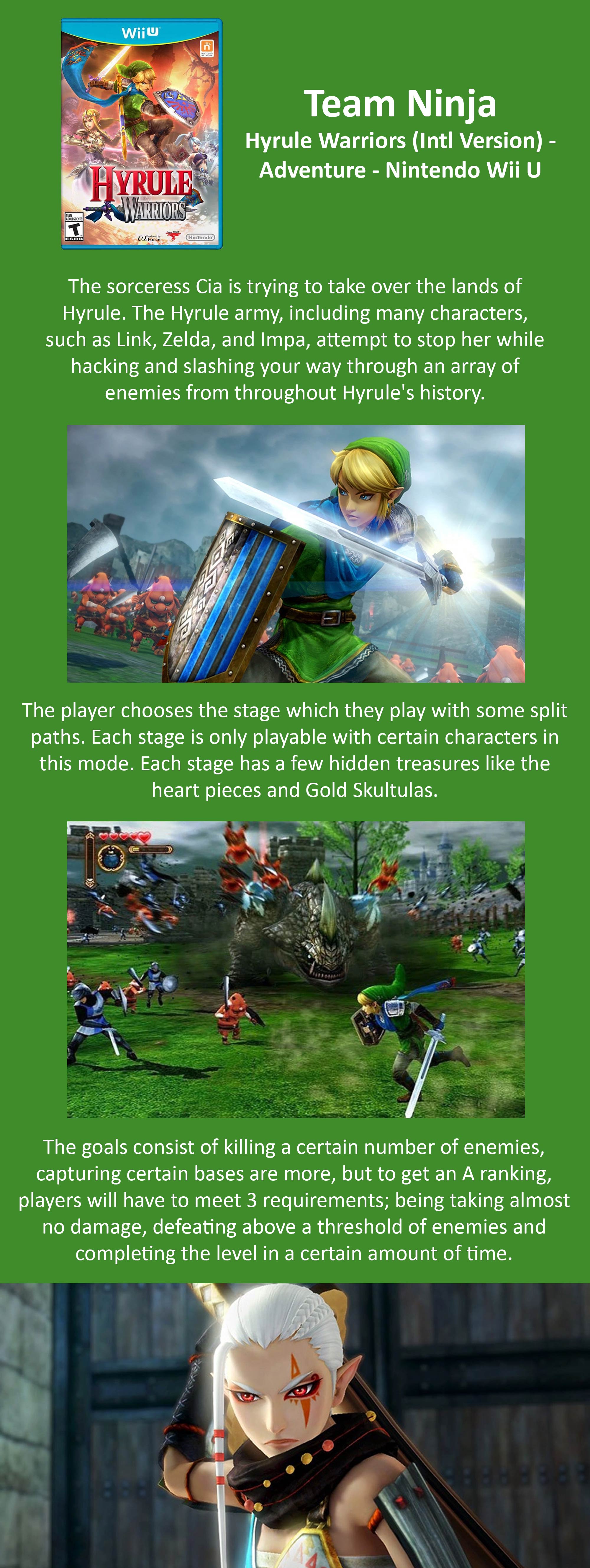 Hyrule Warriors  (Intl Version) - Adventure - Nintendo Wii U