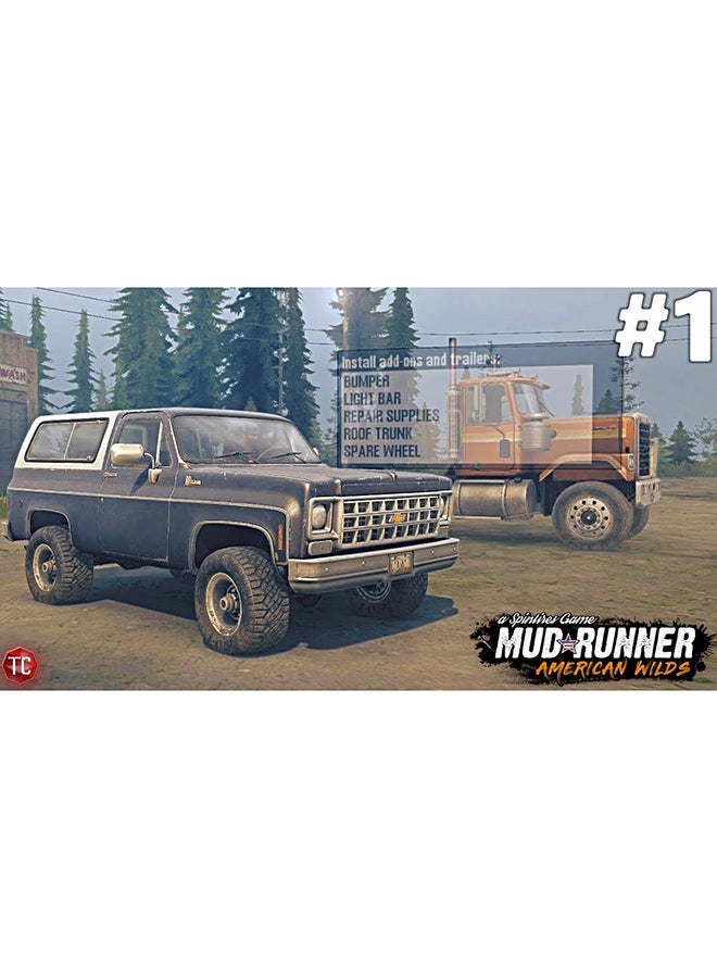 A Spintires Mud Runner American Wilds(Intl Version) - Adventure - PlayStation 4 (PS4)