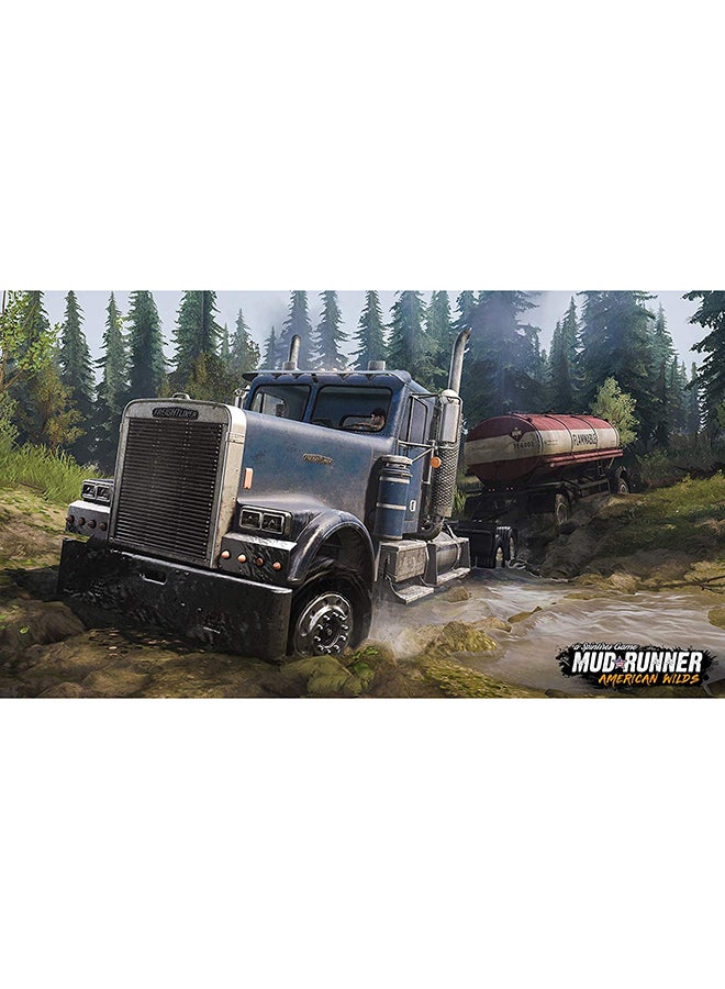 A Spintires Mud Runner American Wilds(Intl Version) - Adventure - PlayStation 4 (PS4)
