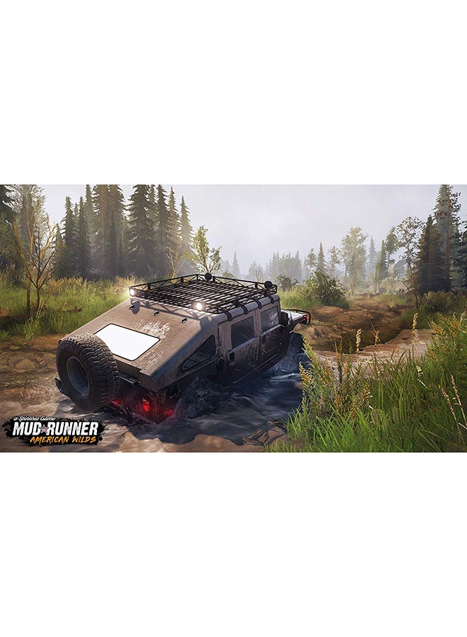 A Spintires Mud Runner American Wilds(Intl Version) - Adventure - PlayStation 4 (PS4)