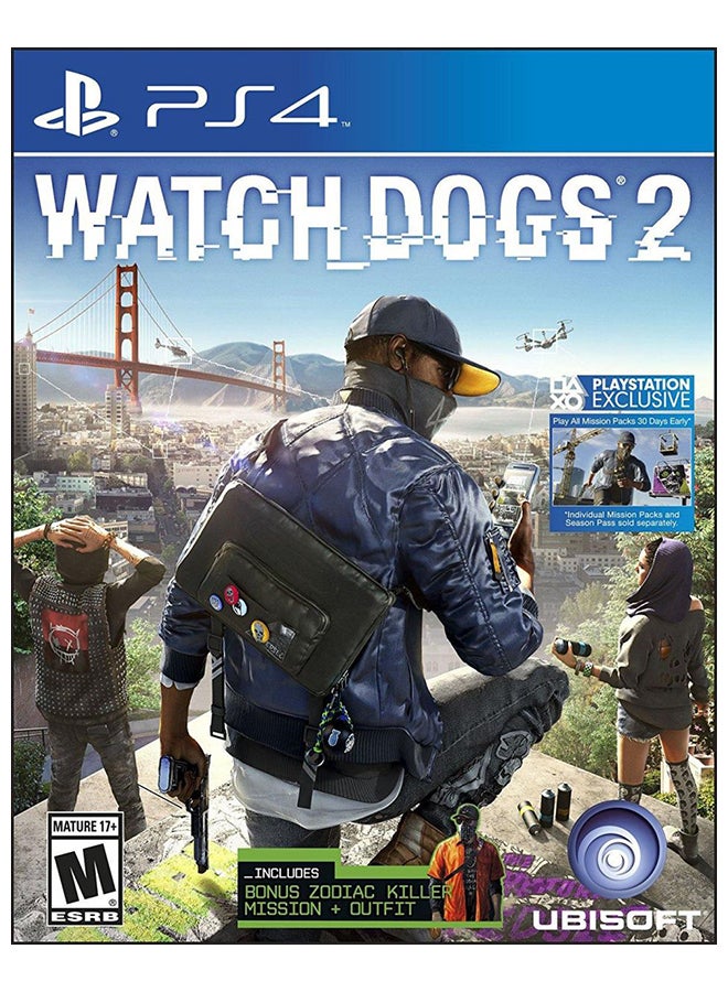 Watch Dogs 2 (Intl Version) - Action & Shooter - PlayStation 4 (PS4)