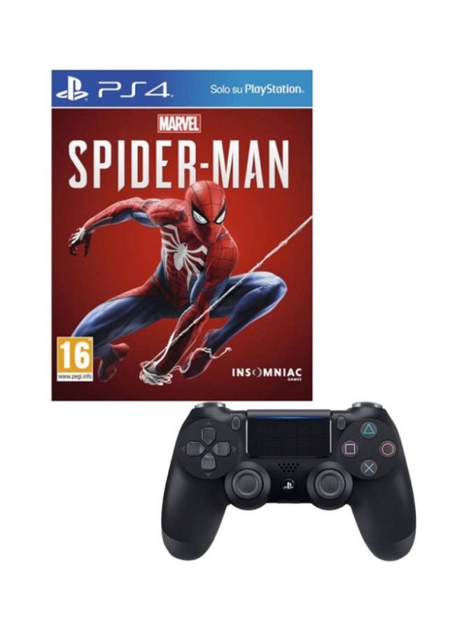 Marvel Spider-Man (Intl Version) With DualShock 4 Wireless Controller - adventure - playstation_4_ps4