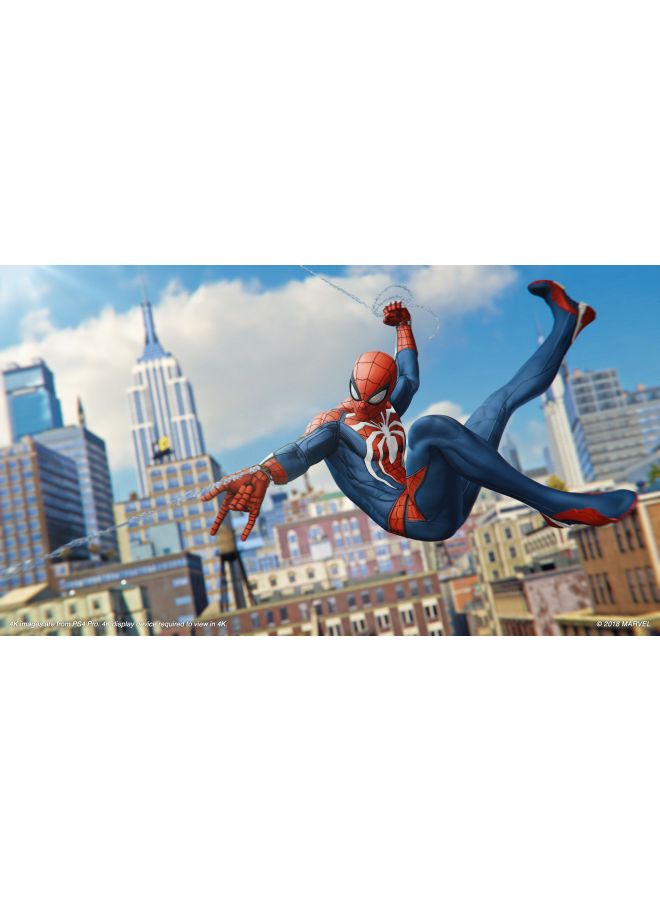 Marvel Spider-Man (Intl Version) With DualShock 4 Wireless Controller - adventure - playstation_4_ps4