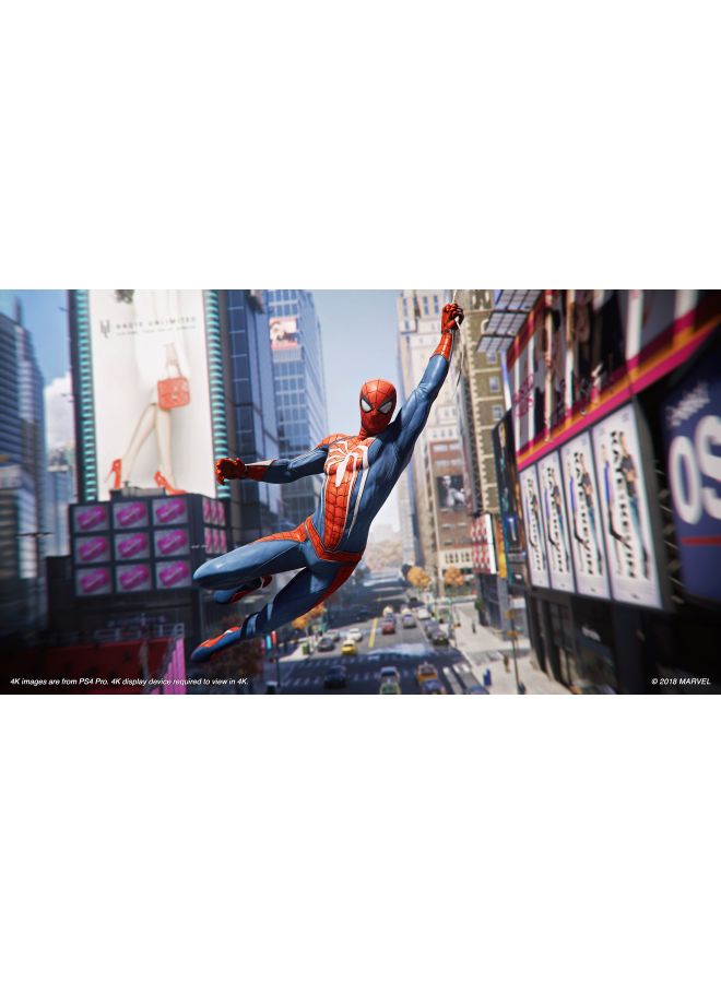 Marvel Spider-Man (Intl Version) With DualShock 4 Wireless Controller - adventure - playstation_4_ps4