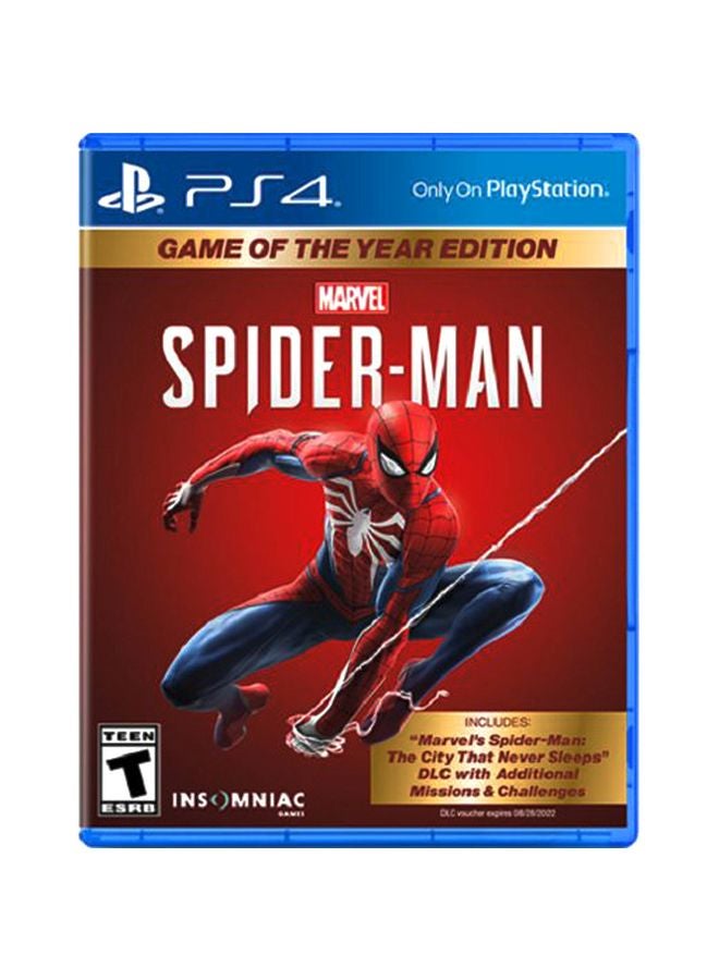 Marvel Spider Man Game Of The Year Edition (Intl Version) - Action & Shooter - PlayStation 4 (PS4)