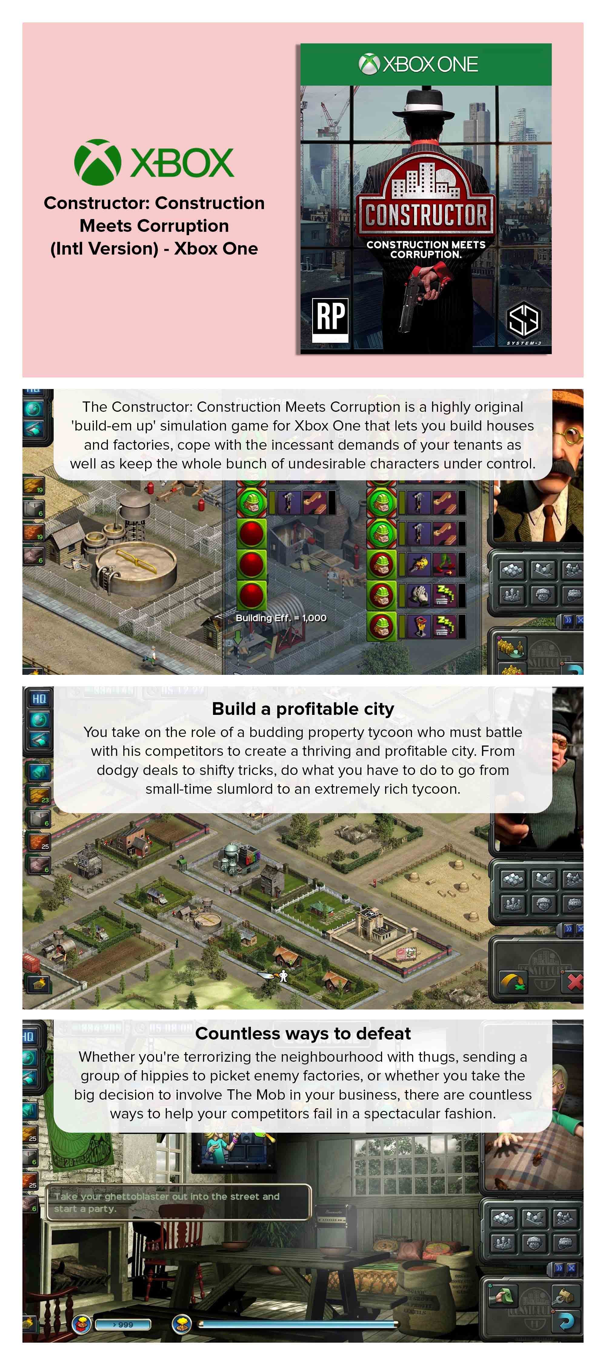 Constructor Meet Corruption - (Intl Version) - Simulation - Xbox One