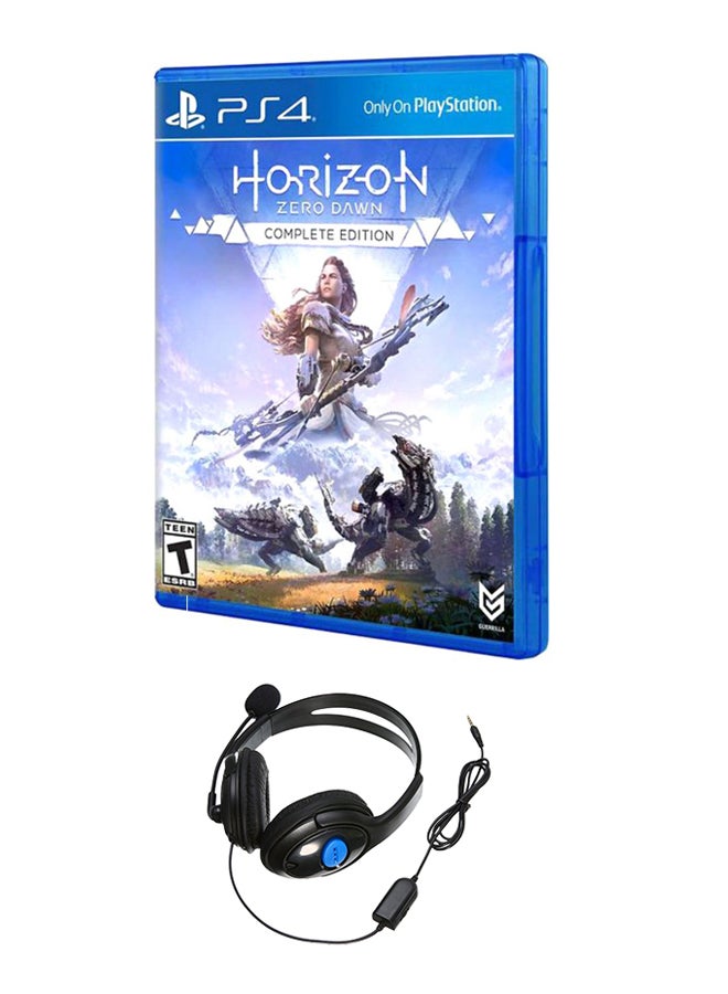 Horizon : Zero Dawn And Gaming Headphone With Microphone (Intl Version) - role_playing - playstation_4_ps4