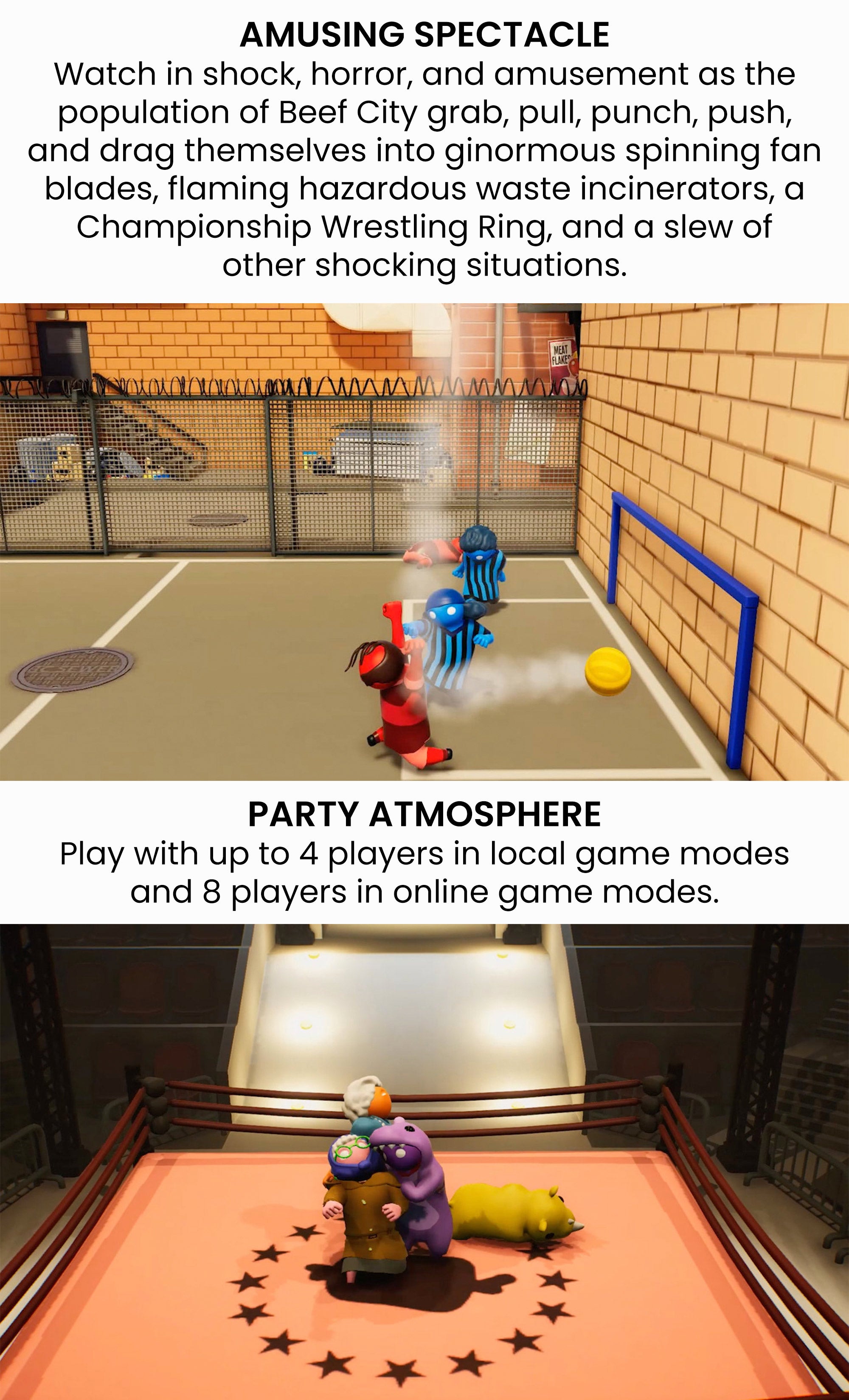 Gang Beasts (Intl Version) - Adventure - PlayStation 4 (PS4)