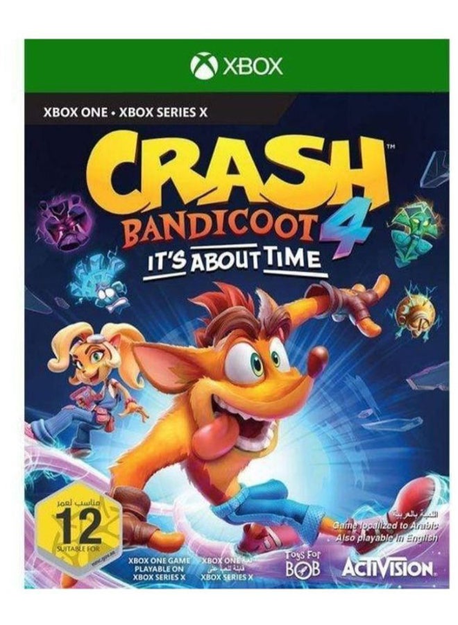 Crash Bandicoot 4 It's About Time - English/Arabic - (UAE Version) - action_shooter - xbox_one