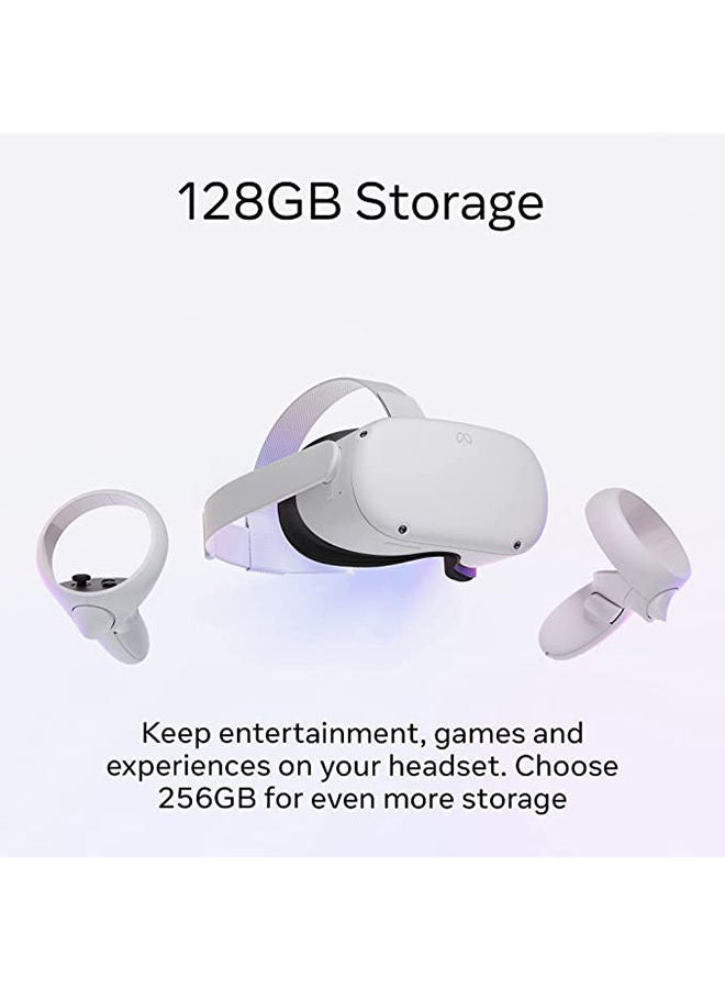 Quest 2 Advanced All-In-One VR Headset 128GB White