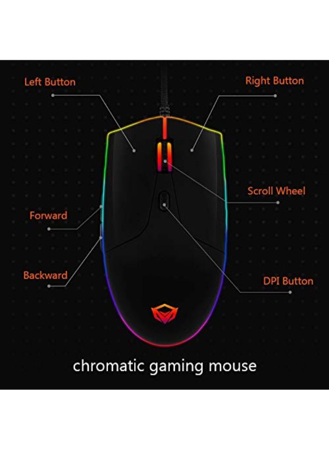 GM21 Polychrome Gaming Mouse Black