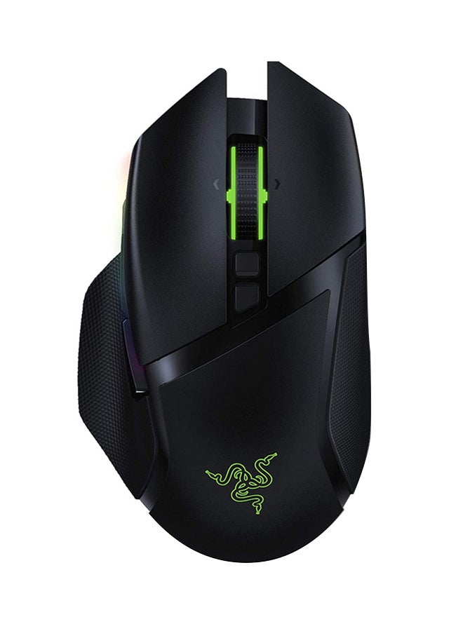 Razer Basilisk Ultimate HyperSpeed Wireless Gaming Mouse, Fastest Gaming Mouse Switch, 20K DPI Optical Sensor, Chroma RGB Lighting, 11 Programmable Buttons, 100 Hr Battery - Black