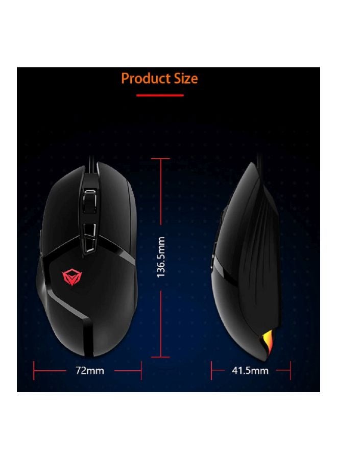 Hades Wired Gaming Mouse Black