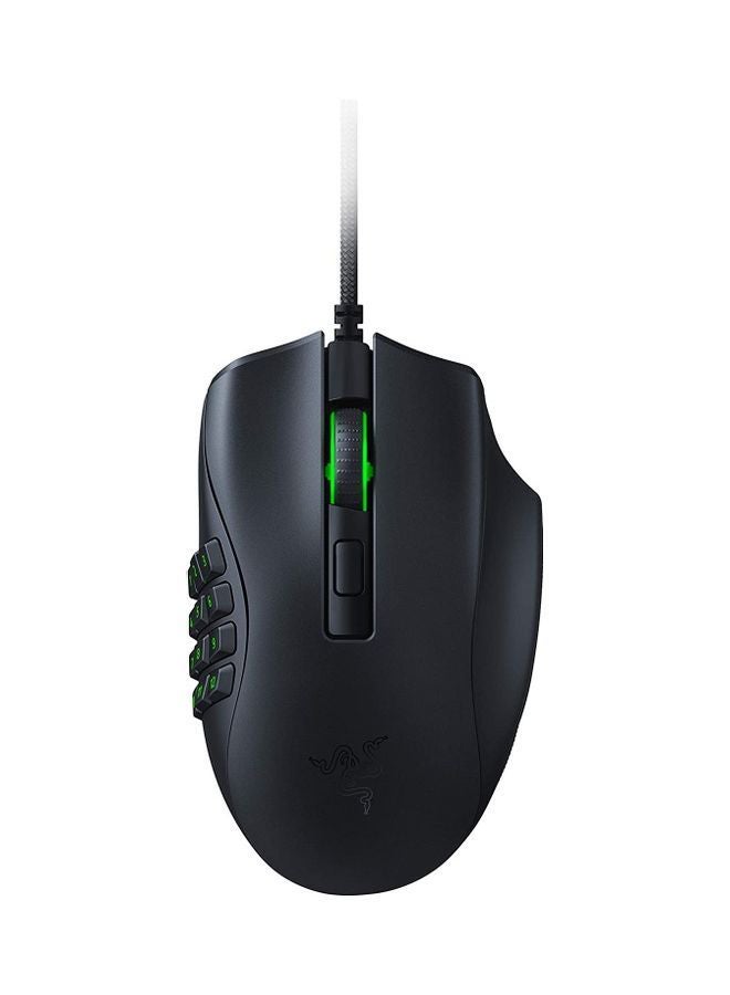 Naga X MMO Gaming Wired Mouse - 16 Programmable Buttons, Optical Switch, 85g Midweight, Chroma RGB - Classic