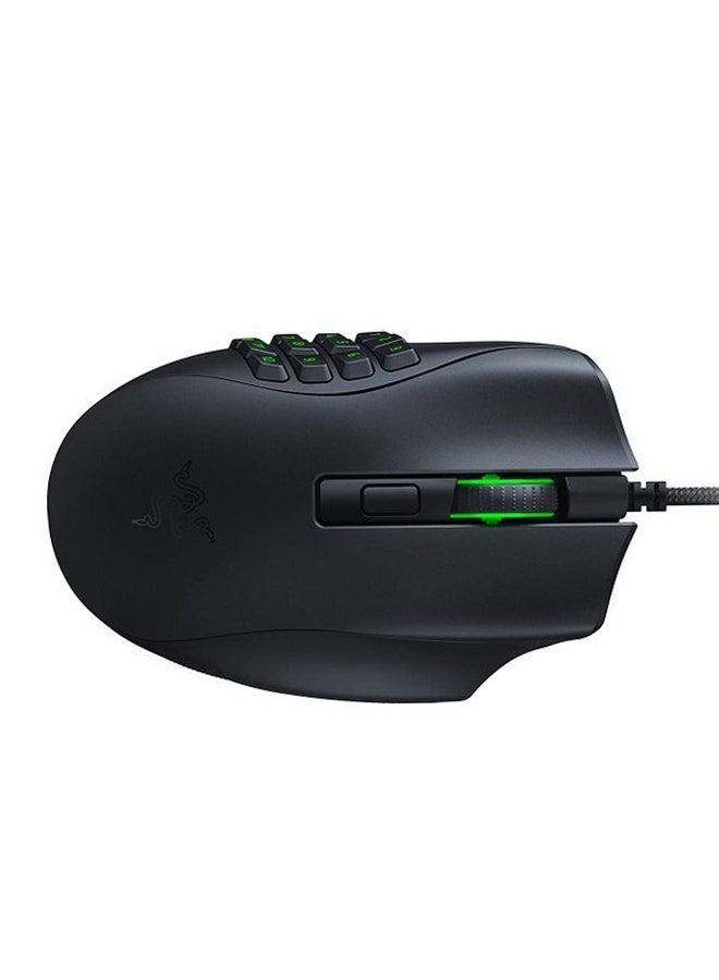 Naga X MMO Gaming Wired Mouse - 16 Programmable Buttons, Optical Switch, 85g Midweight, Chroma RGB - Classic