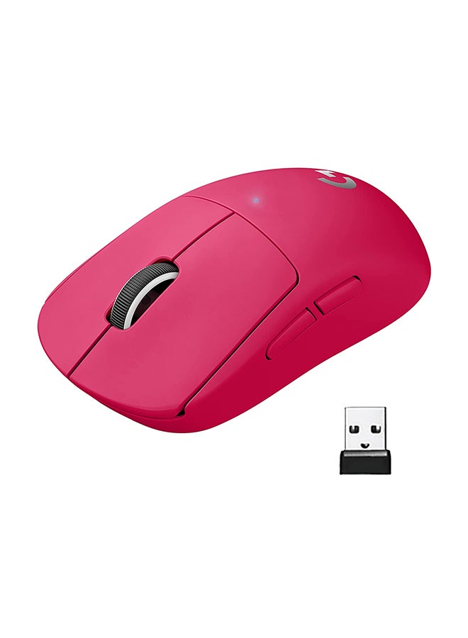 Logitech G PRO X SUPERLIGHT Wireless Gaming Mouse - High Speed, Lightweight Gaming Mouse Compatible with PC and Mac (USB port) - Pink