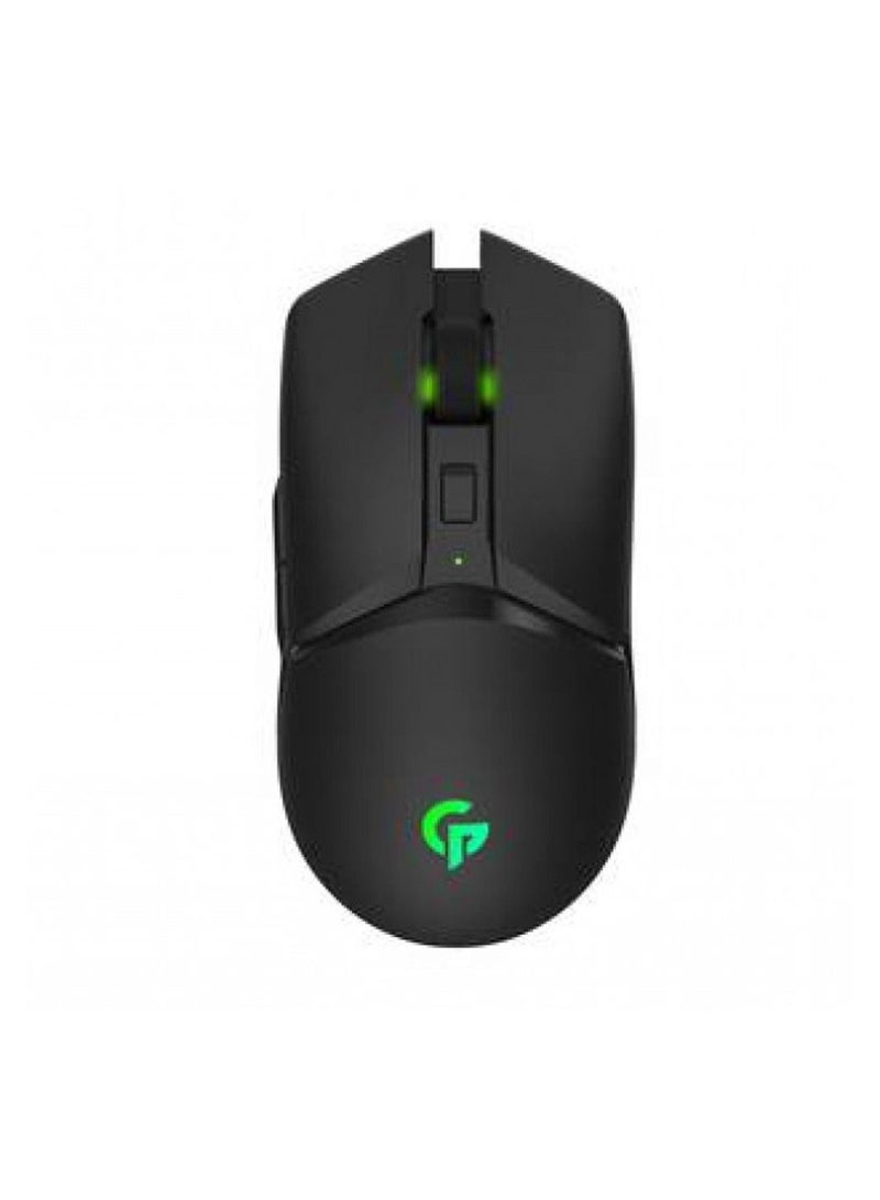 Porodo PDX313-BK 7D Wireless with Wired RGB Gaming Mouse Black