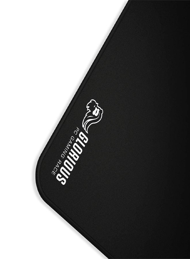 Glorious XXL Extended Gaming Mouse Mat/Pad - Stealth Edition - Large, Wide (XXL Extended) Black Cloth Mousepad, Stitched Edges | 18