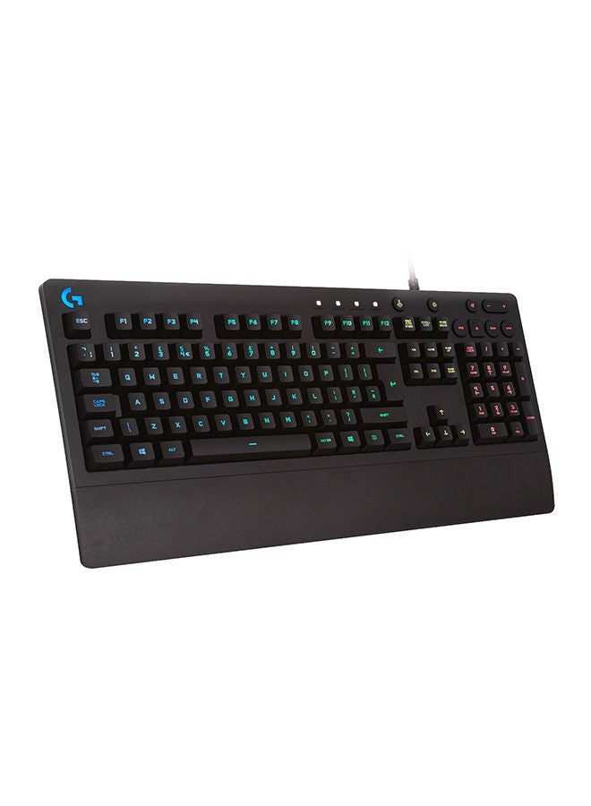 Logitech G213 Prodigy Gaming Keyboard, RGB Lightsync Backlit Keys, Spill-Resistant, Customizable Keys, Dedicated Multi-Media Keys