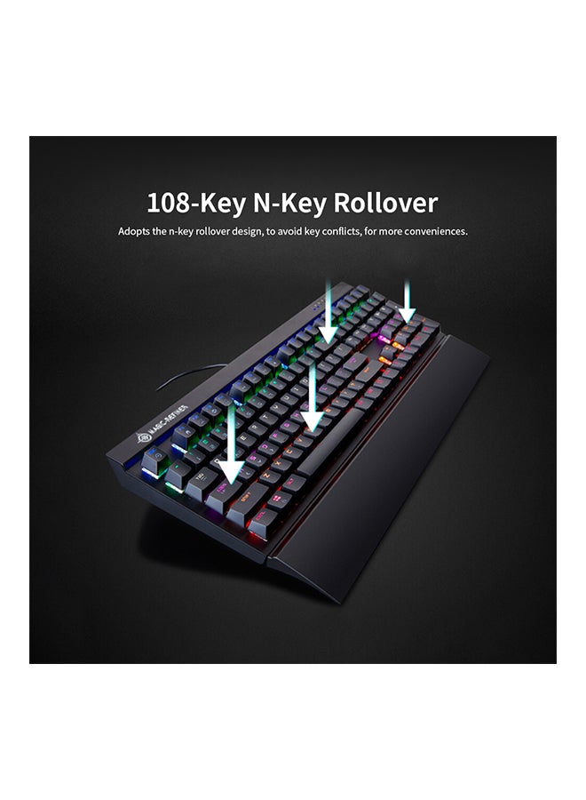 Gaming Mechanical Wired Keyboard With Light Effects