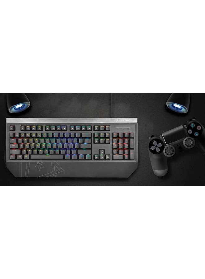 Tantalum Gaming Keyboard with Outemu Blue Switches & All keys Antighosting- wired