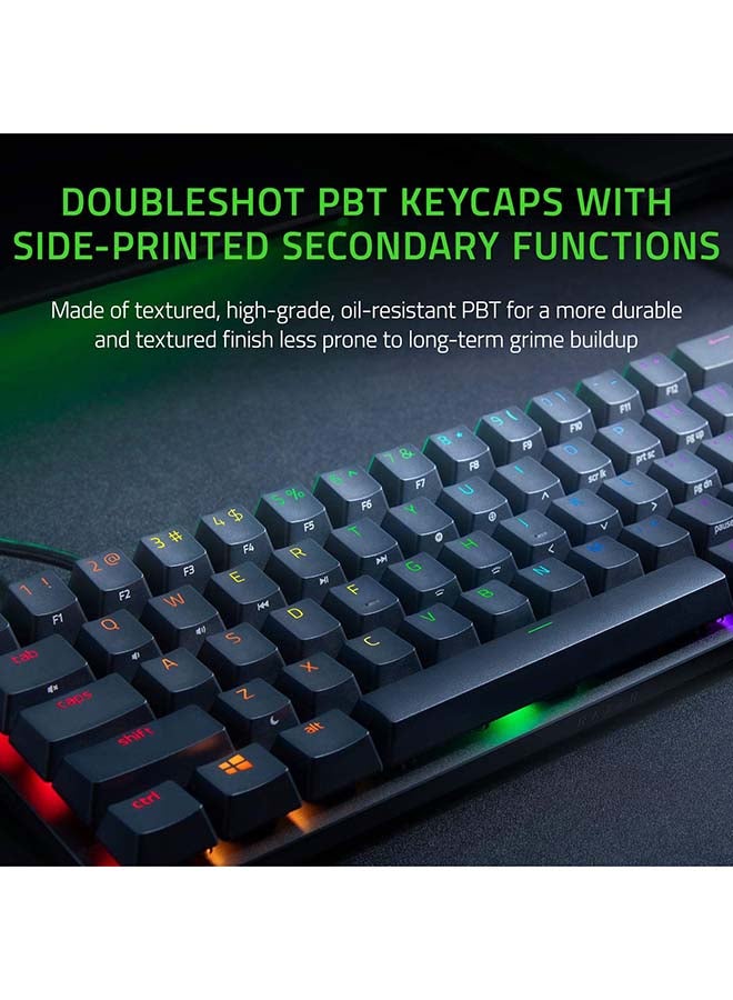 Huntsman Mini 60% Gaming Keyboard with Linear Optical Switch - US - Black