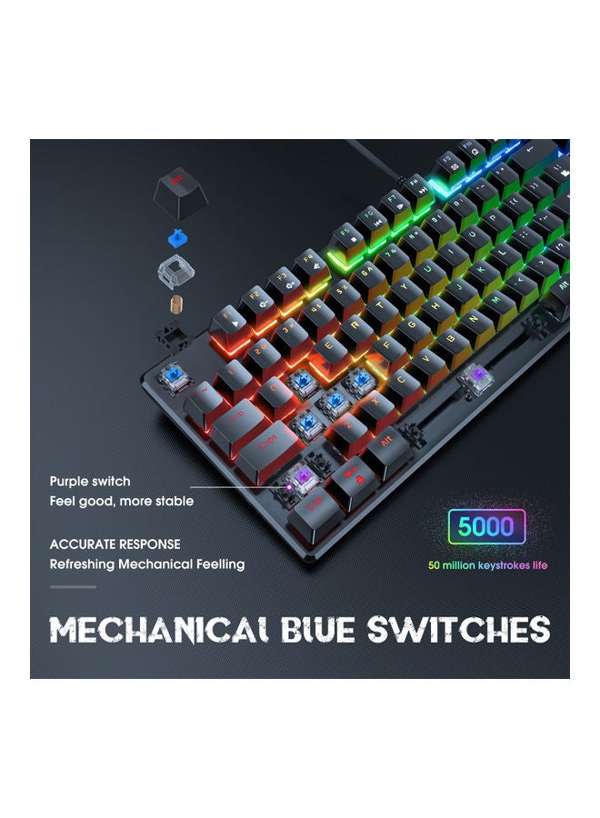 G27 RGB Gaming Mechanical Keyboard Black