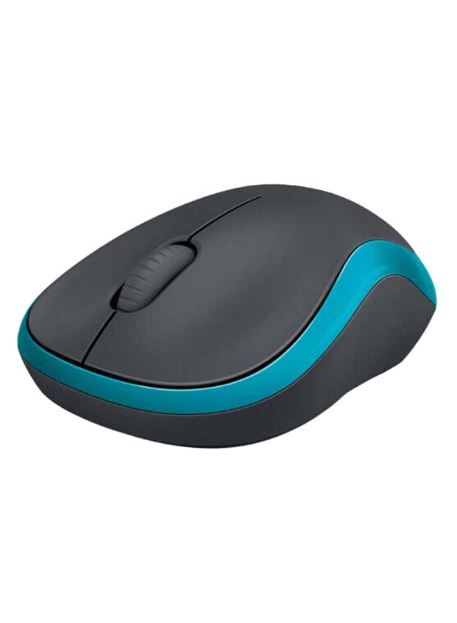 Wireless Mini Optical Computer Mouse Black/Blue