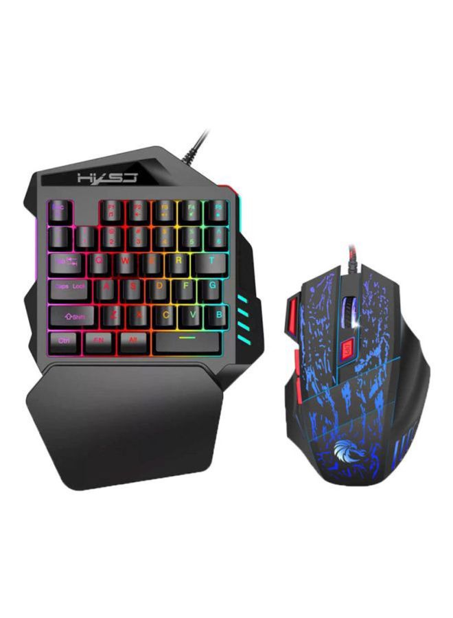 One Handed Gaming Keyboard And Mouse Set