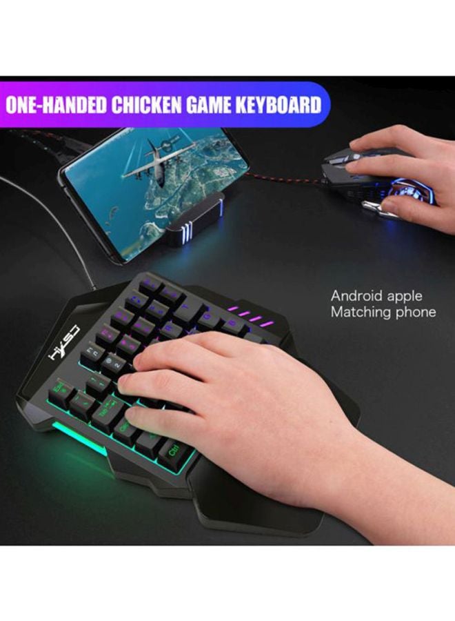 One Handed Gaming Keyboard And Mouse Set