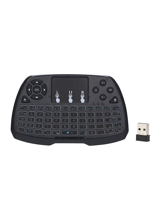 4-Color Backlight Wireless Keyboard Touchpad Mouse Handheld Remote Control