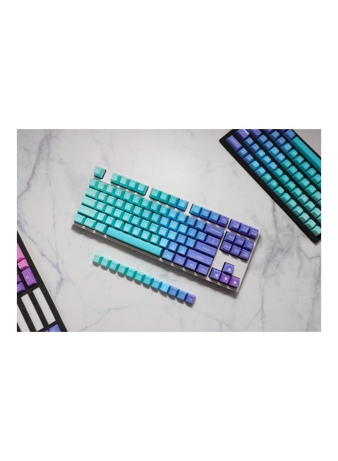 Azure SA Keycaps 108 ABS Doubleshot Set For Keyboard/MX Compatible Standard Layout Multicolour