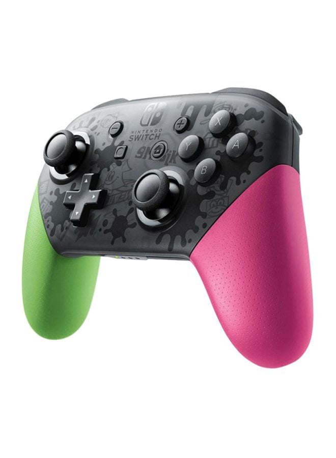 Switch Pro Controller - Black/Green/Pink