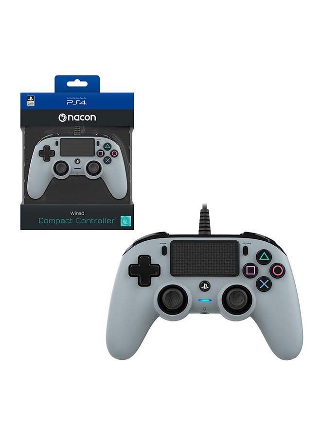 Wired Compact Controller For PlayStation 4 Grey