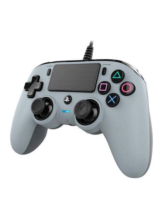 Wired Compact Controller For PlayStation 4 Grey