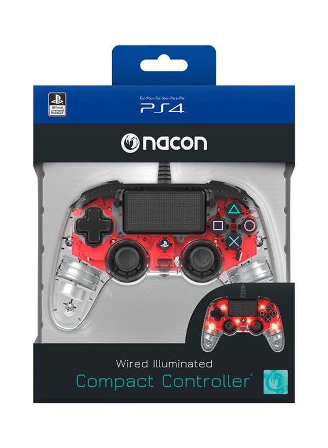 Wired Illuminated Compact Controller For PlayStation 4
