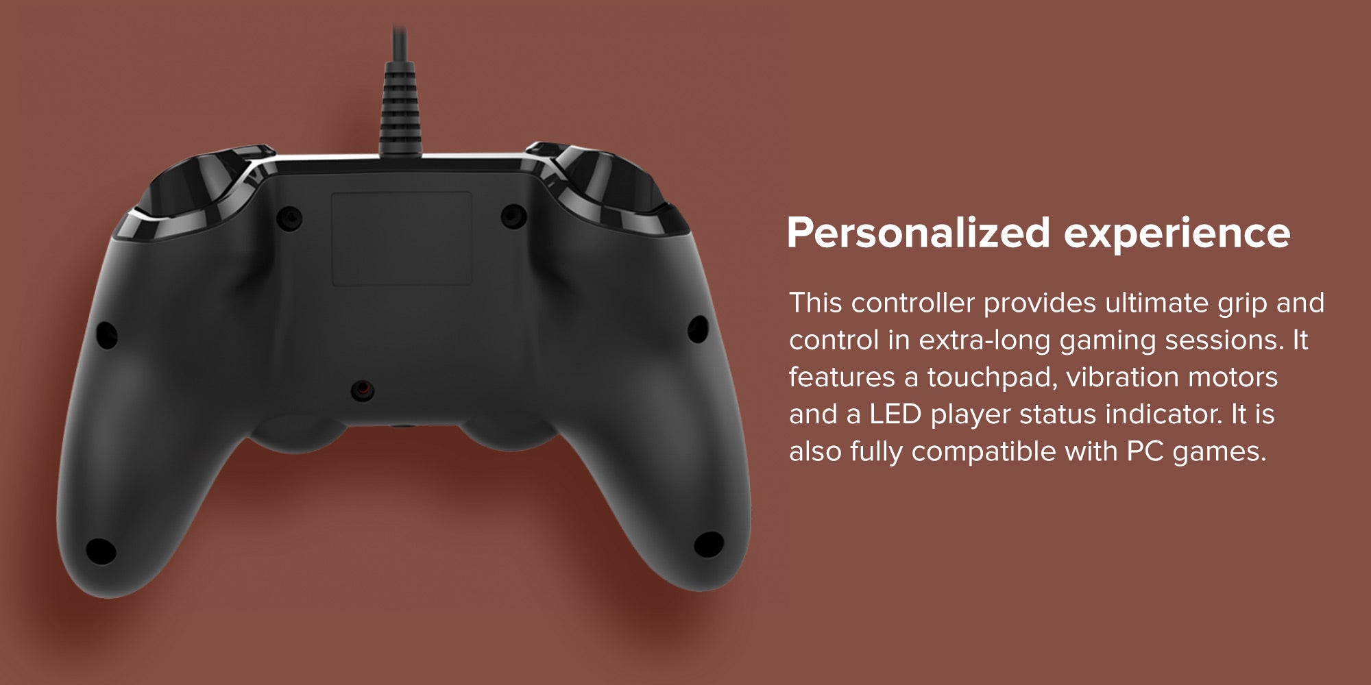 Compact Coloured Controller For PS4